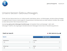 Tablet Screenshot of gebrauchtwagen4u.de